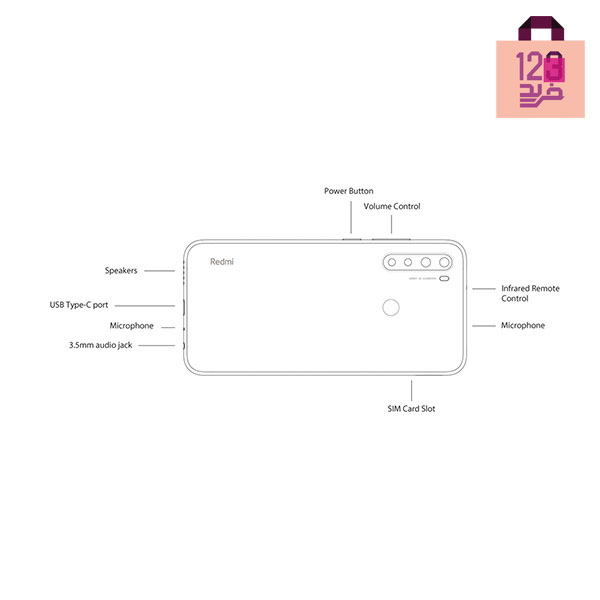 گوشی موبایل شیائومی Redmi Note 8T ظرفیت 64GB دو سیم کارت