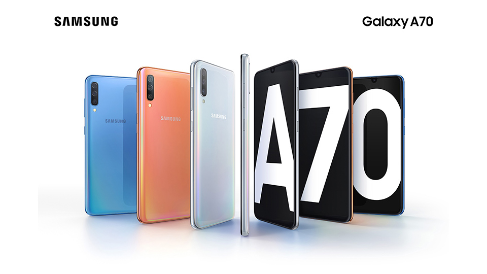 گوشی موبایل Samsung Galaxy A70 با ظرفیت 128/8GB دو سیم کارت