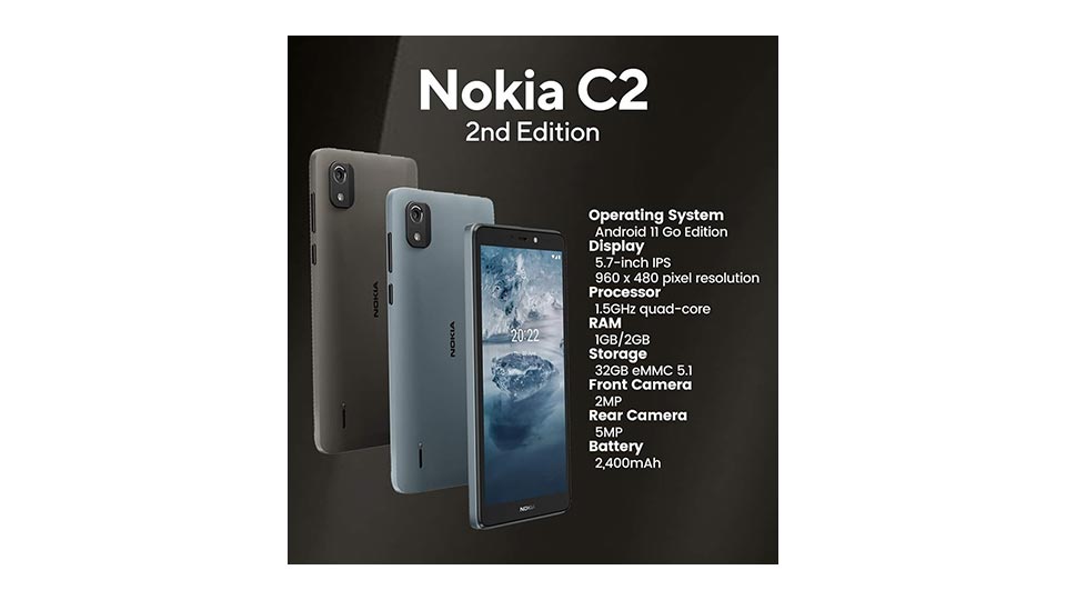 گوشی موبایل نوکیا Nokia C2 2nd Edition