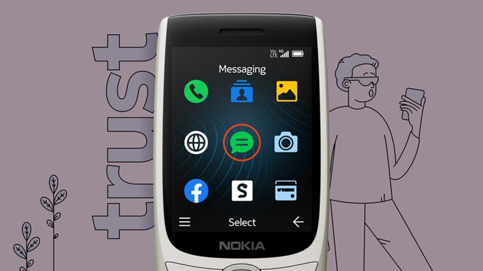 گوشی موبایل نوکیا مدل (4G) 8210 دو سیم کارت 