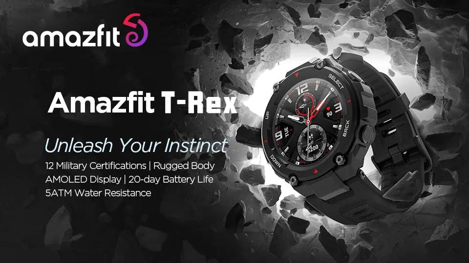 ساعت هوشمند شیائومی مدل Amazfit T-Rex